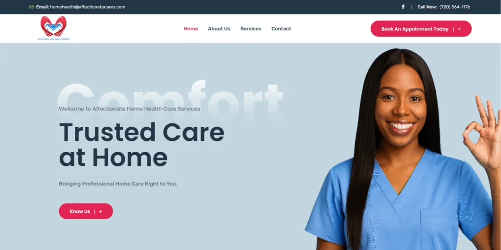 Affectionate Cares website