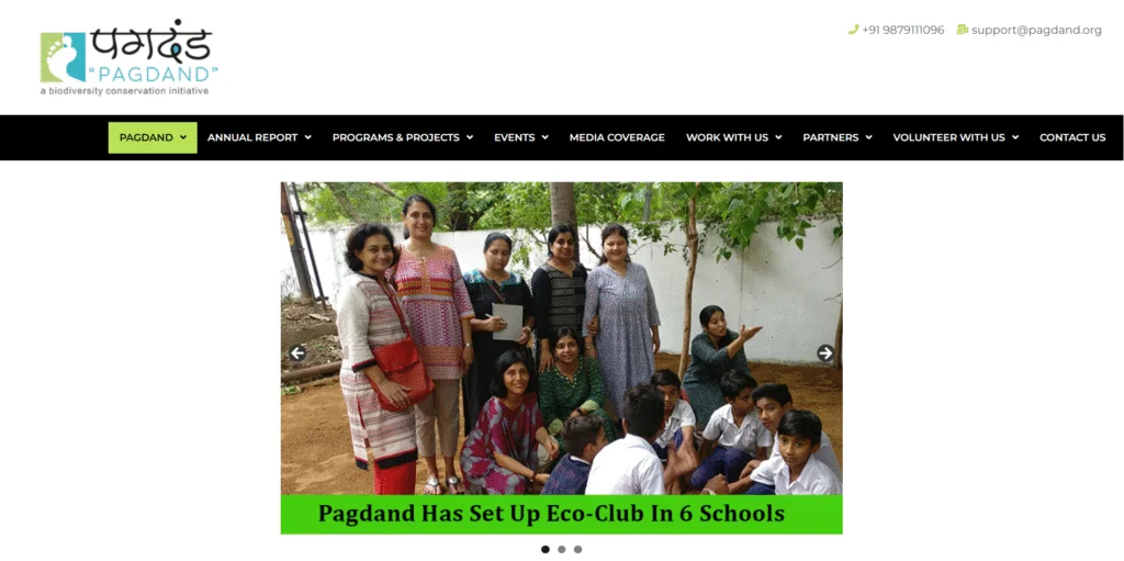 Pagdand NGO website